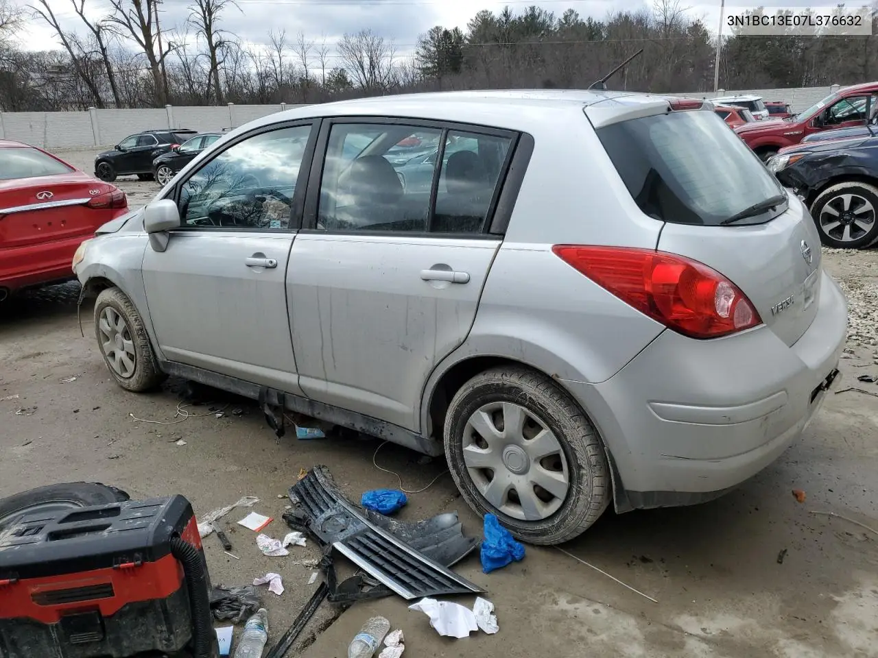 2007 Nissan Versa S VIN: 3N1BC13E07L376632 Lot: 46921235
