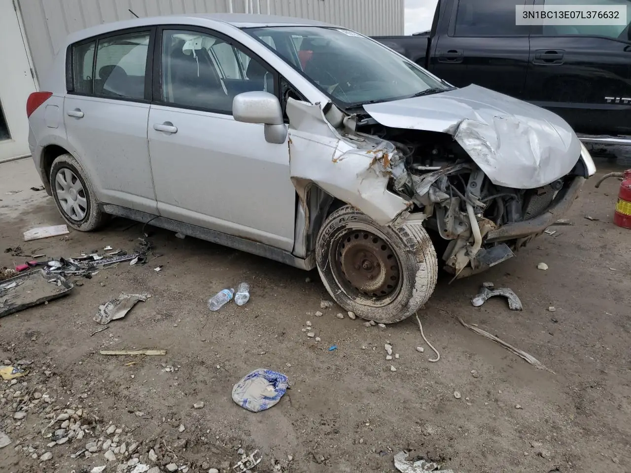 2007 Nissan Versa S VIN: 3N1BC13E07L376632 Lot: 46921235