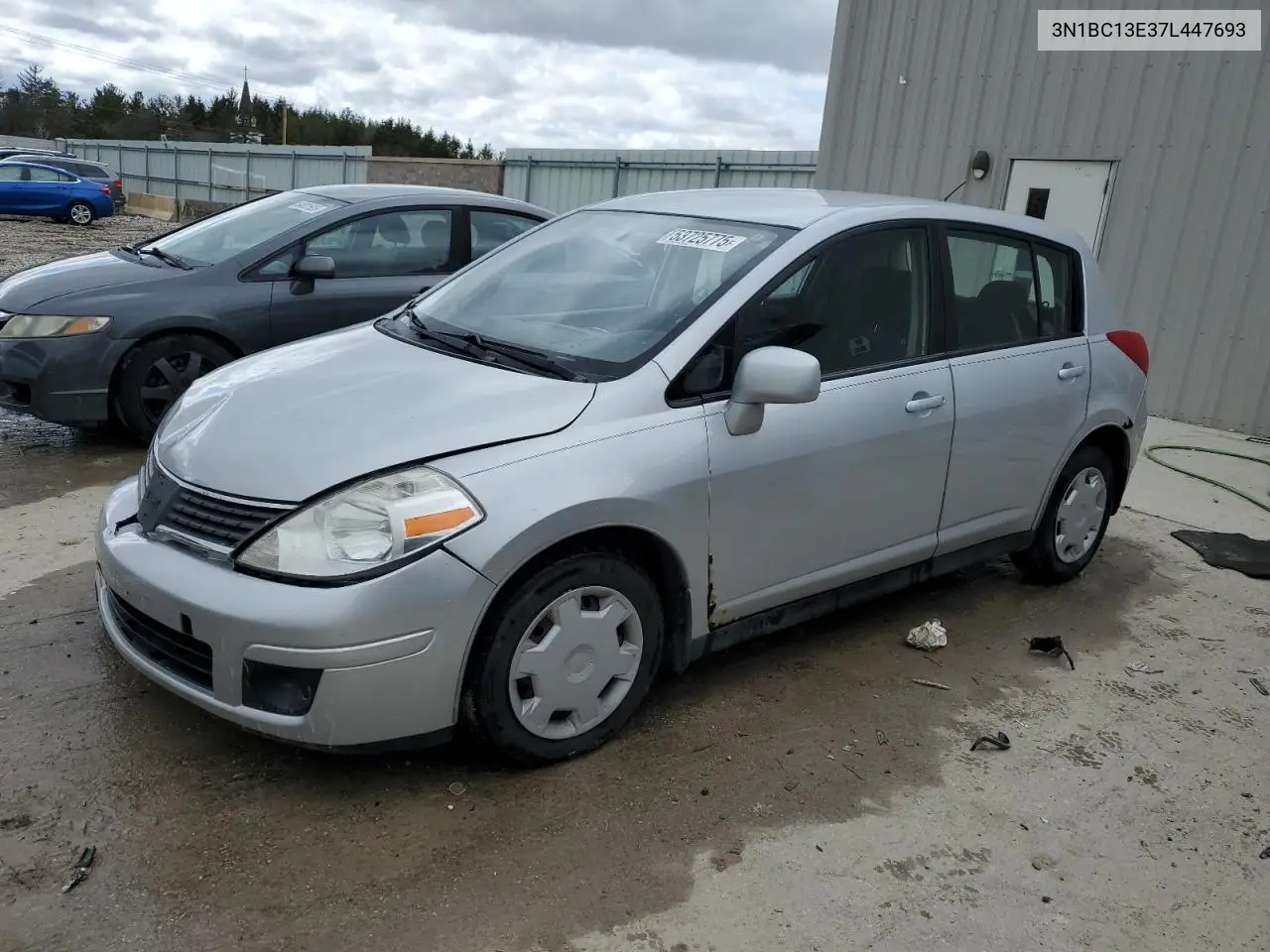 2007 Nissan Versa S VIN: 3N1BC13E37L447693 Lot: 53725775