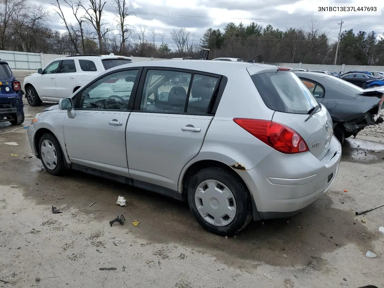 2007 Nissan Versa S VIN: 3N1BC13E37L447693 Lot: 53725775