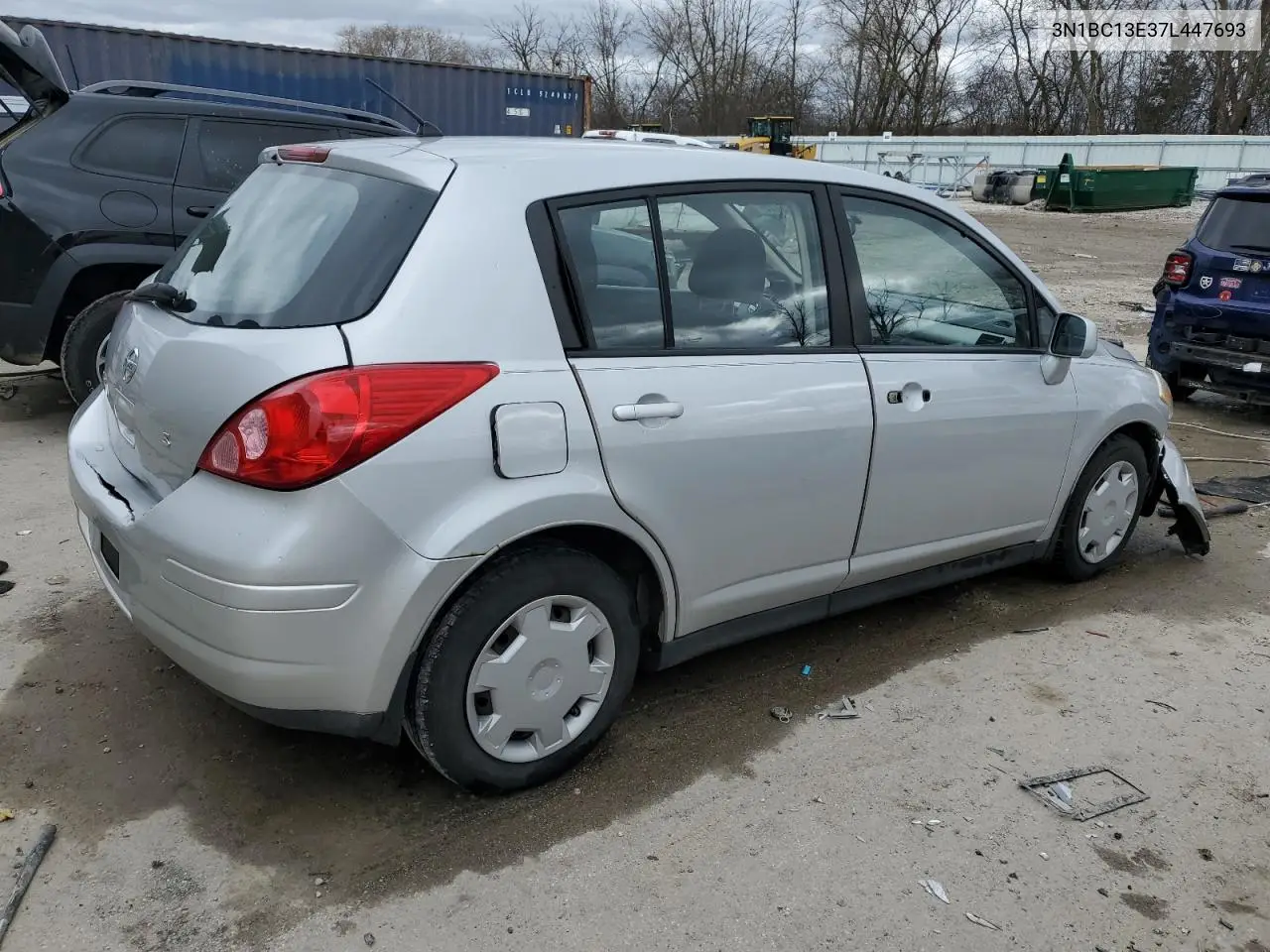 2007 Nissan Versa S VIN: 3N1BC13E37L447693 Lot: 53725775