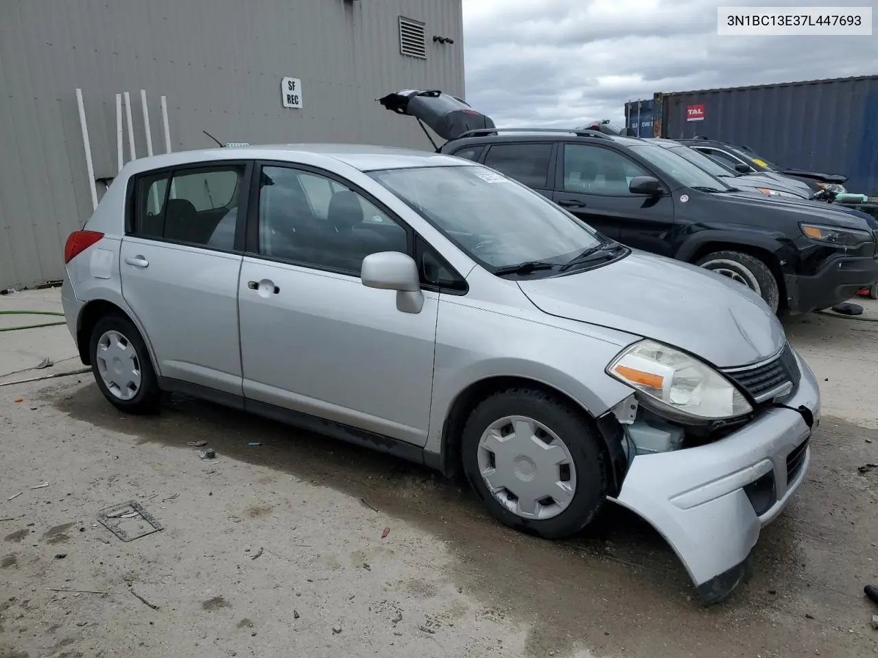 2007 Nissan Versa S VIN: 3N1BC13E37L447693 Lot: 53725775