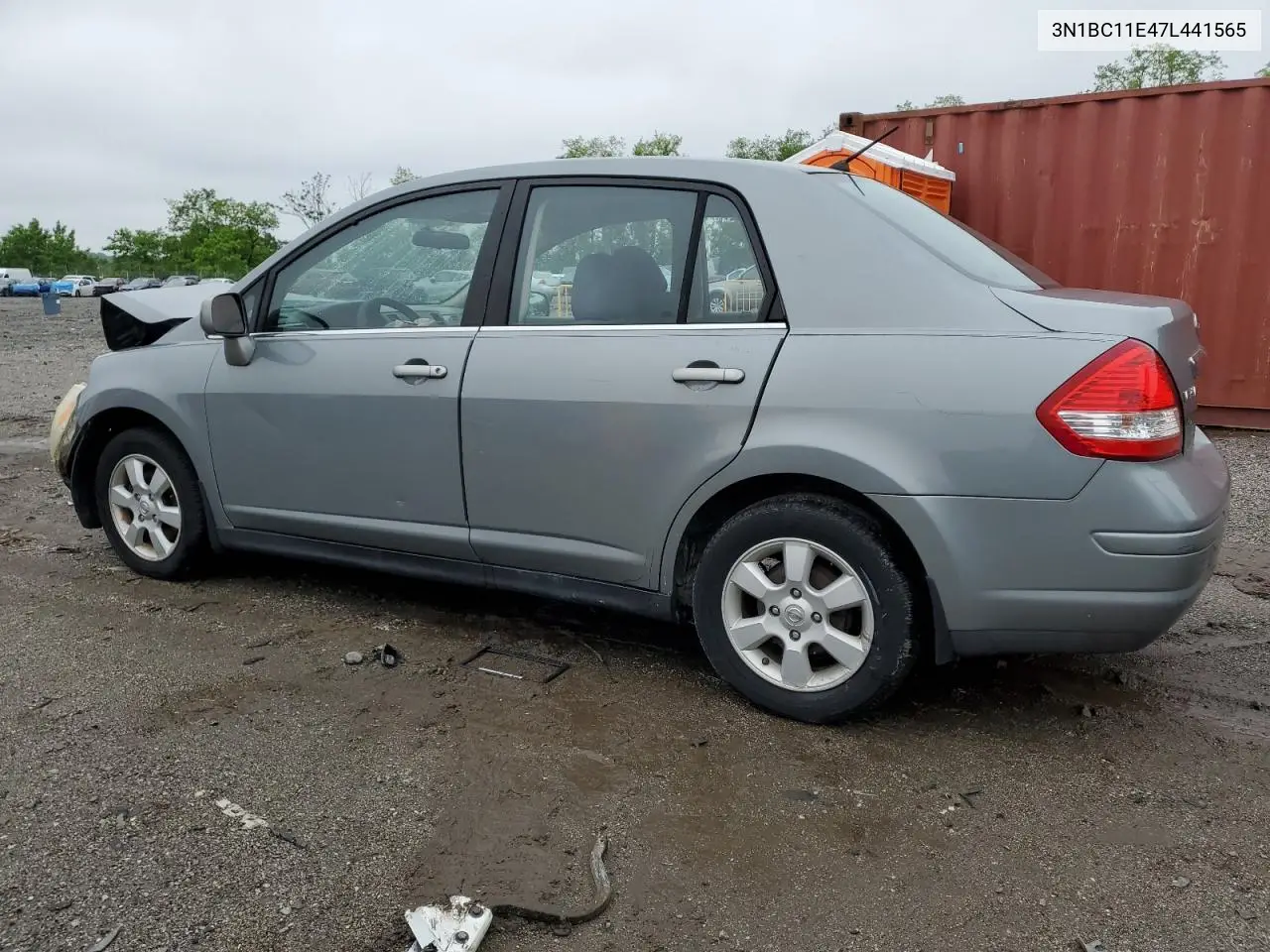 2007 Nissan Versa S VIN: 3N1BC11E47L441565 Lot: 56542435