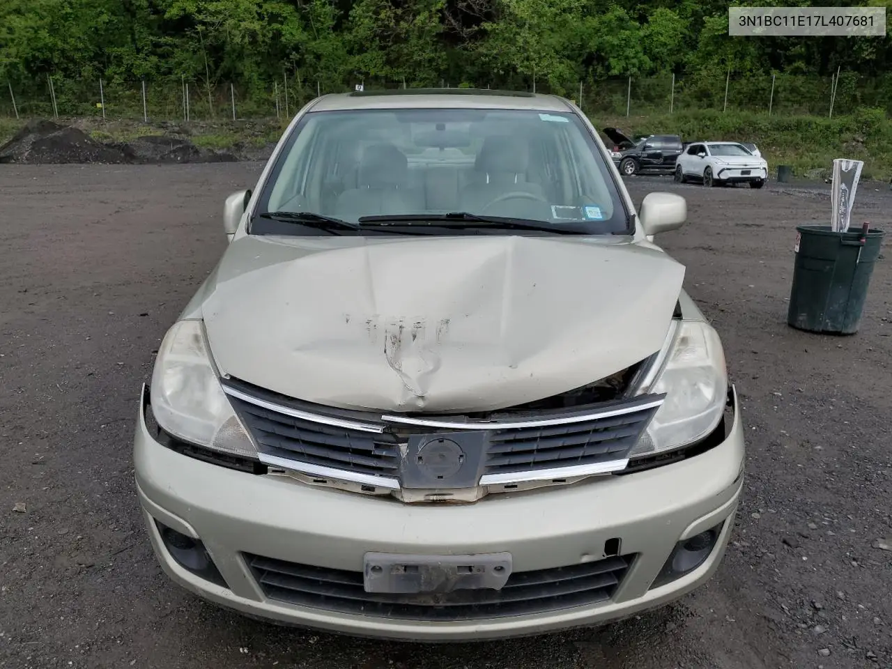2007 Nissan Versa S VIN: 3N1BC11E17L407681 Lot: 56639385