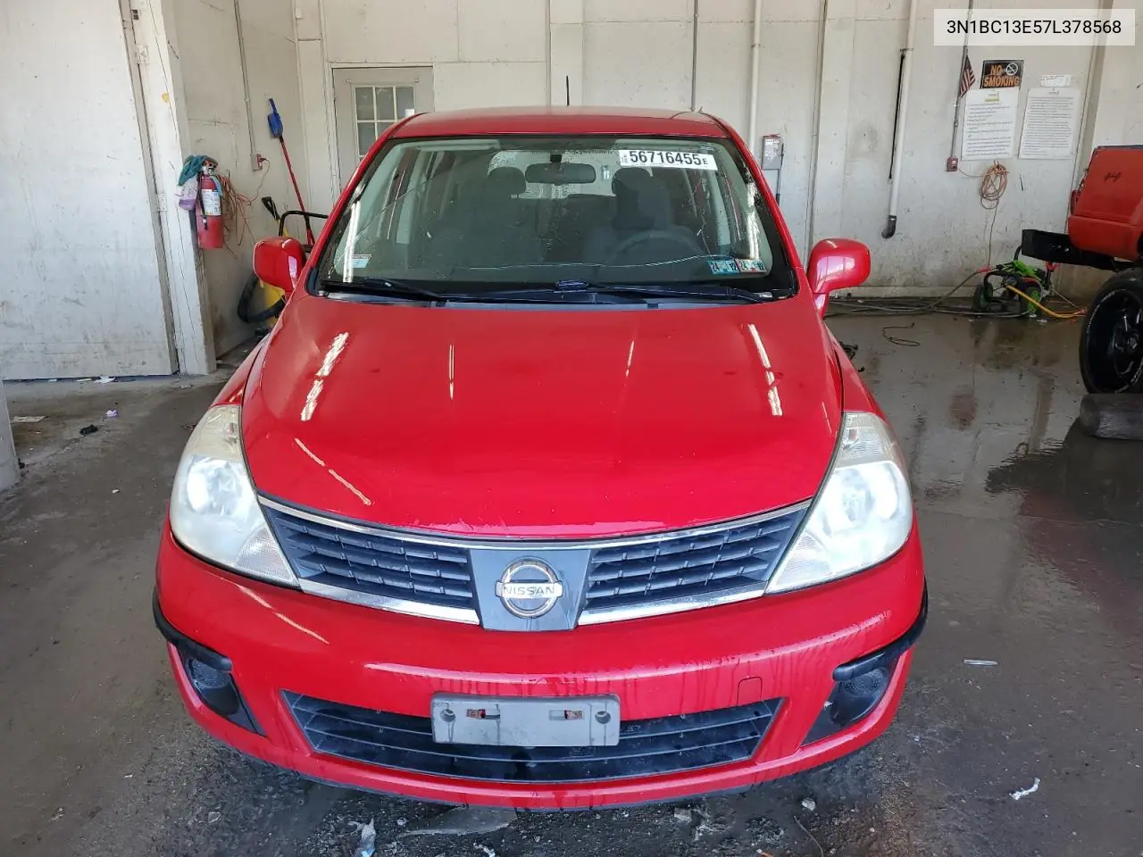 2007 Nissan Versa S VIN: 3N1BC13E57L378568 Lot: 56716455