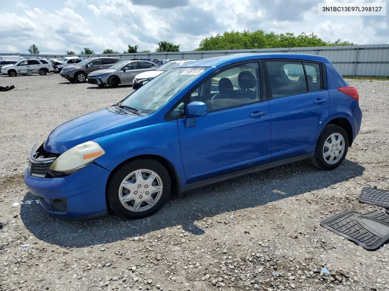 2007 Nissan Versa S VIN: 3N1BC13E97L398127 Lot: 56961975
