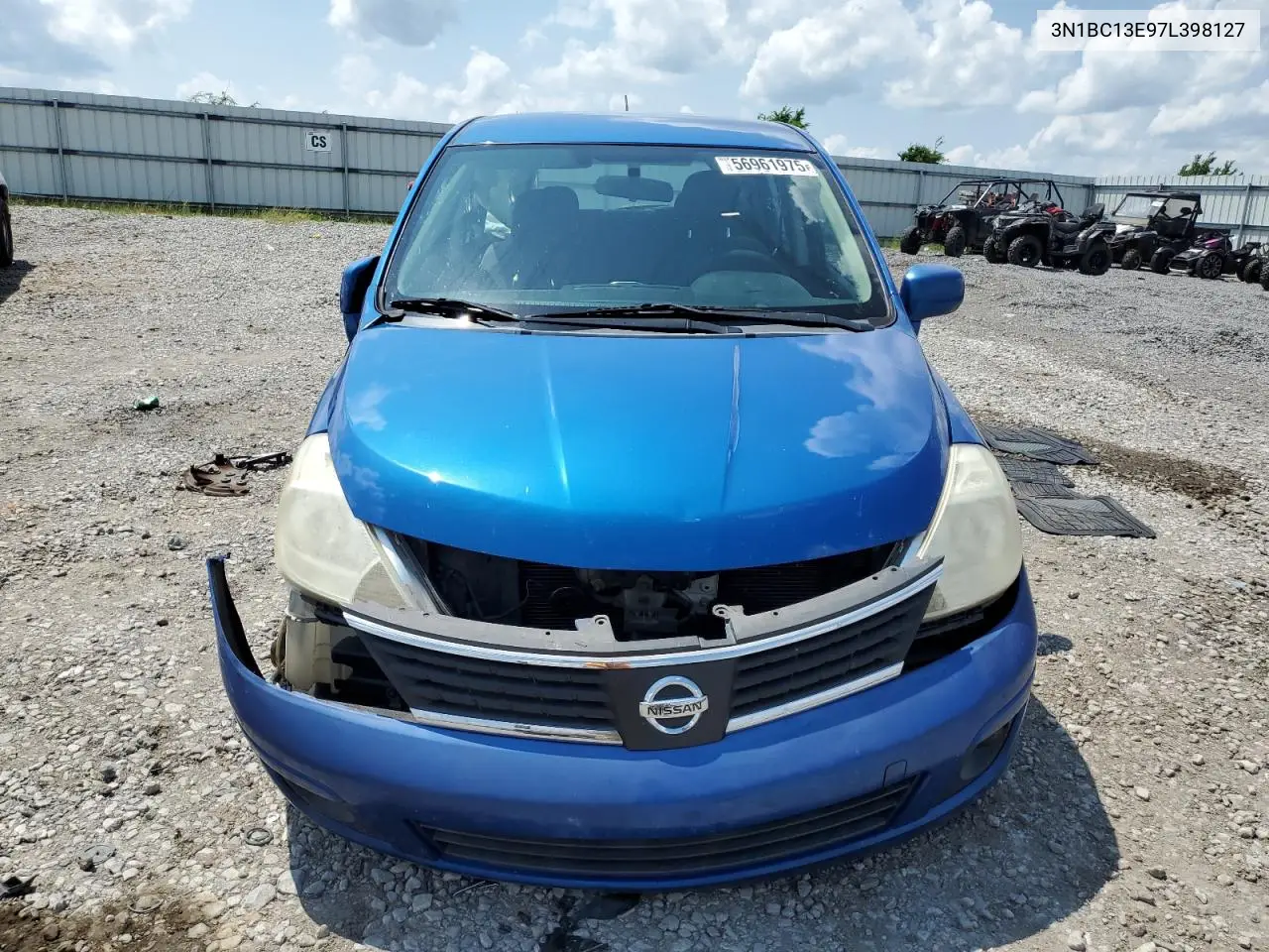 2007 Nissan Versa S VIN: 3N1BC13E97L398127 Lot: 56961975