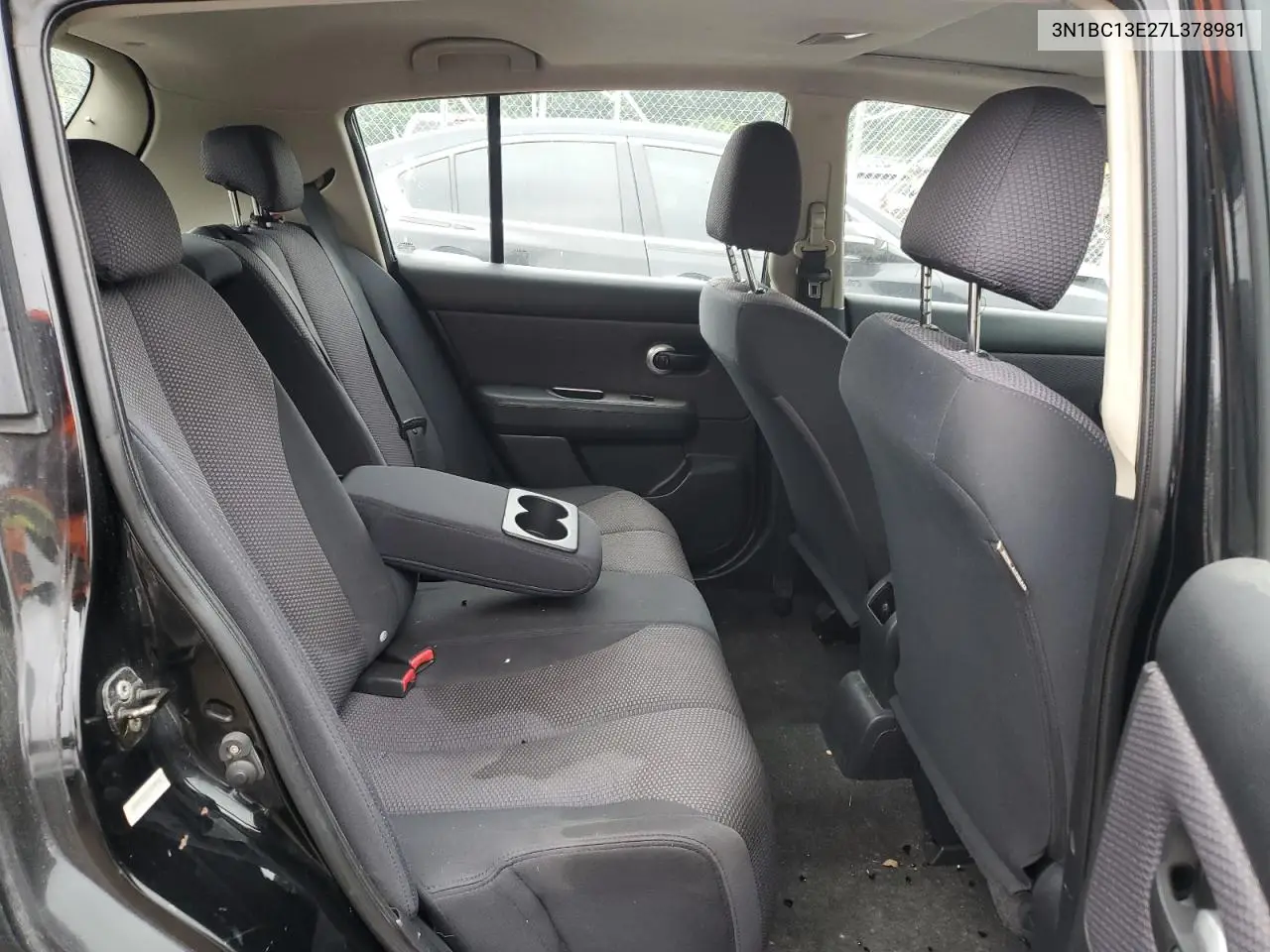 2007 Nissan Versa S VIN: 3N1BC13E27L378981 Lot: 62649345
