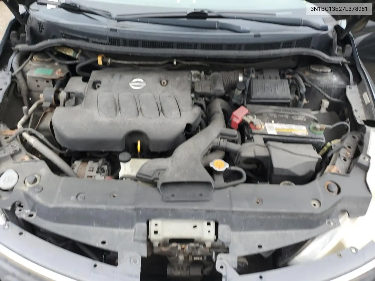 2007 Nissan Versa S VIN: 3N1BC13E27L378981 Lot: 62649345
