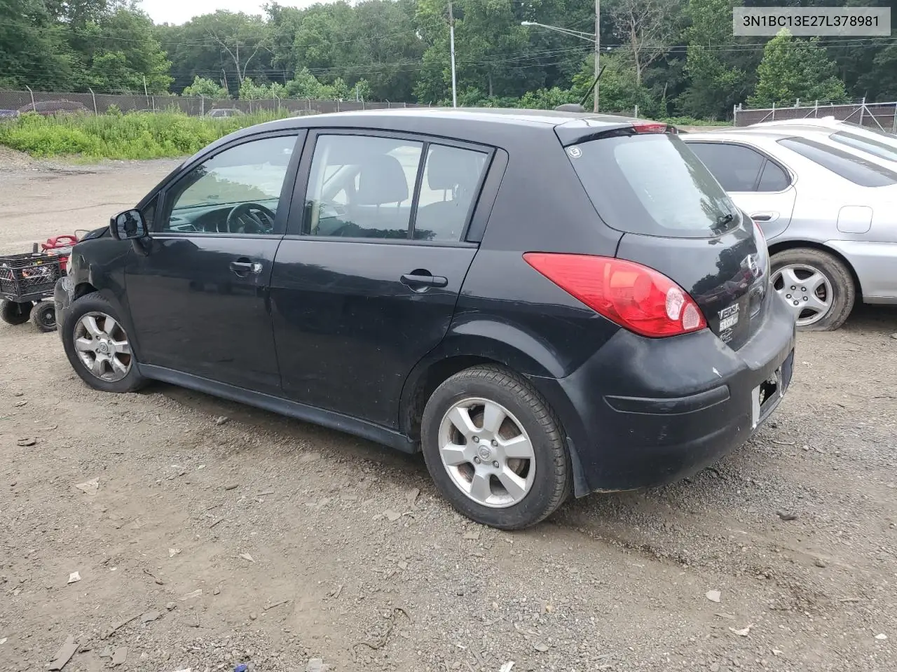 2007 Nissan Versa S VIN: 3N1BC13E27L378981 Lot: 62649345