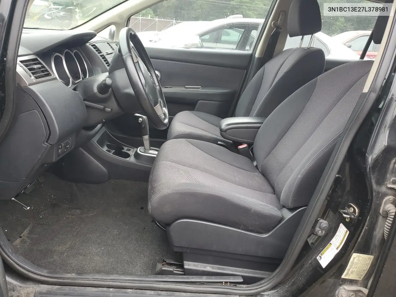 2007 Nissan Versa S VIN: 3N1BC13E27L378981 Lot: 62649345
