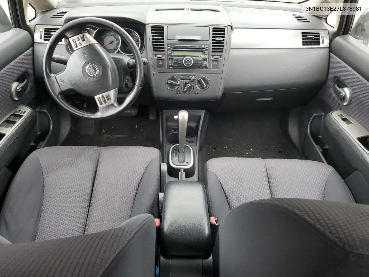 2007 Nissan Versa S VIN: 3N1BC13E27L378981 Lot: 62649345