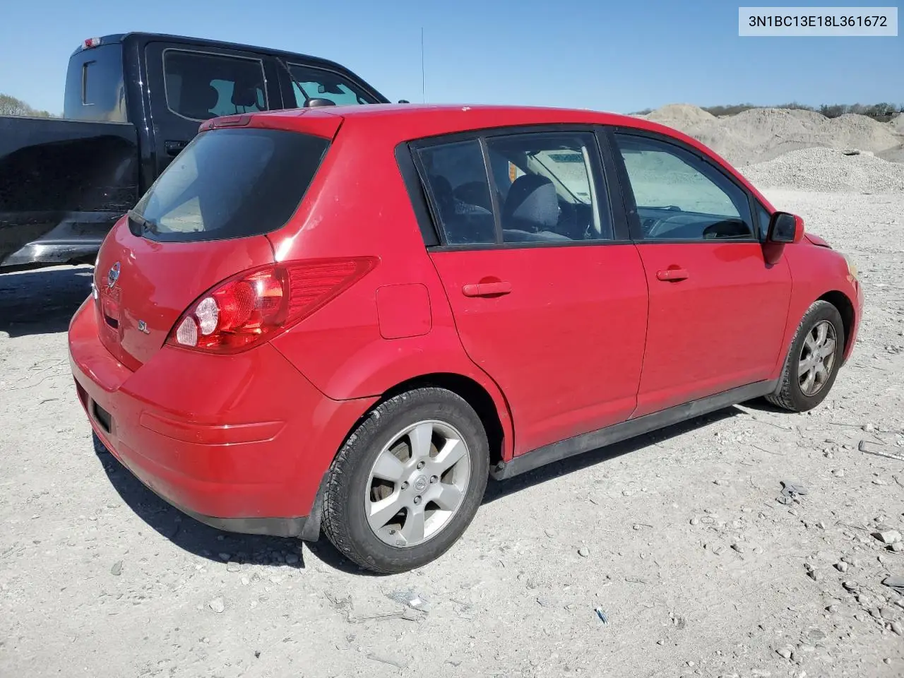 2008 Nissan Versa S VIN: 3N1BC13E18L361672 Lot: 52194645