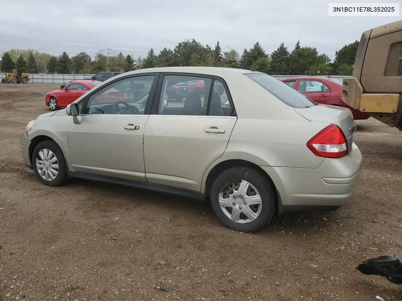 2008 Nissan Versa S VIN: 3N1BC11E78L352025 Lot: 55685495