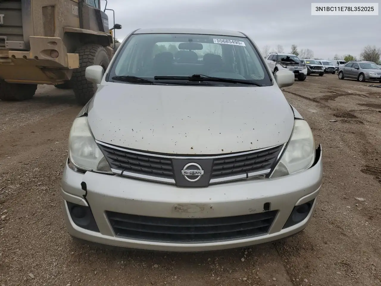 2008 Nissan Versa S VIN: 3N1BC11E78L352025 Lot: 55685495