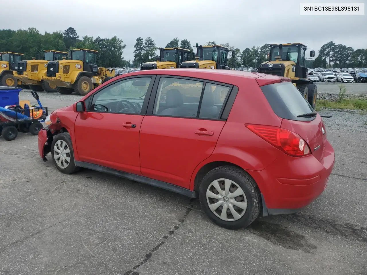 2008 Nissan Versa S VIN: 3N1BC13E98L398131 Lot: 62292165