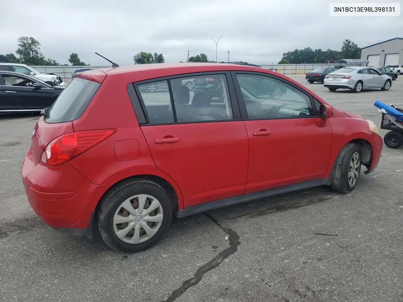 2008 Nissan Versa S VIN: 3N1BC13E98L398131 Lot: 62292165