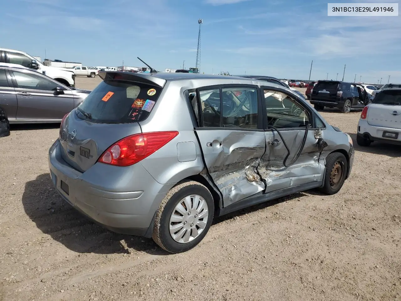 2009 Nissan Versa S VIN: 3N1BC13E29L491946 Lot: 55519415