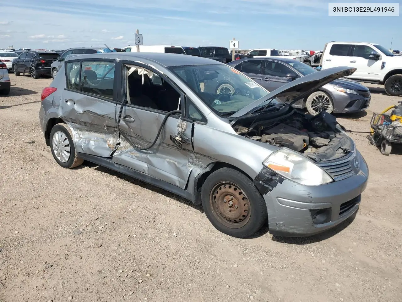 2009 Nissan Versa S VIN: 3N1BC13E29L491946 Lot: 55519415