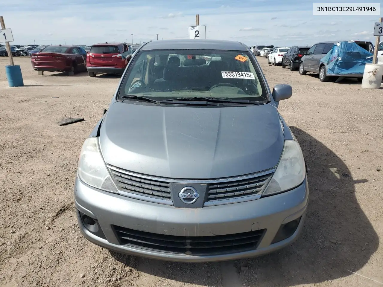 2009 Nissan Versa S VIN: 3N1BC13E29L491946 Lot: 55519415
