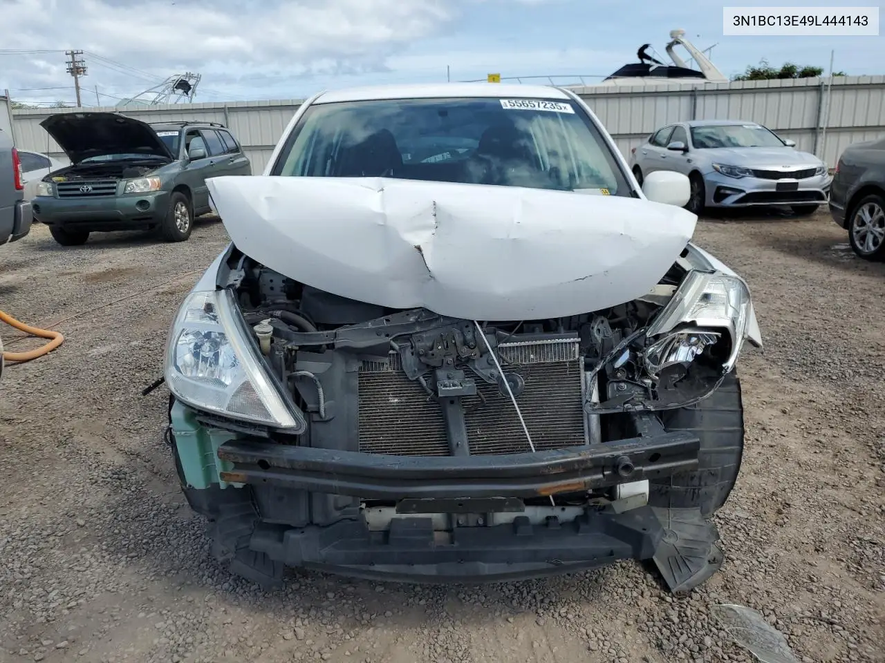 2009 Nissan Versa S VIN: 3N1BC13E49L444143 Lot: 55657235