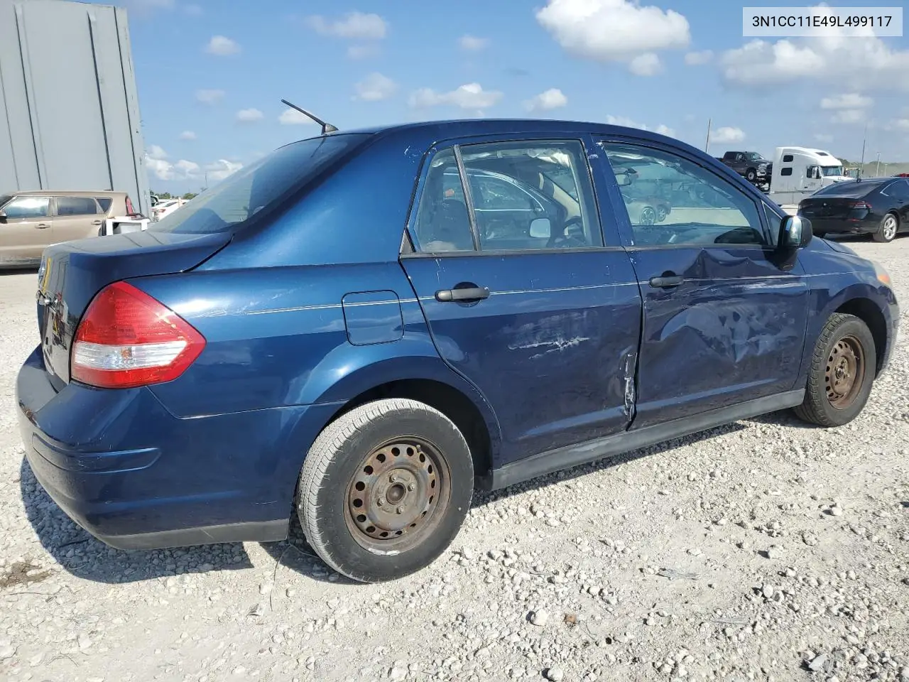 2009 Nissan Versa S VIN: 3N1CC11E49L499117 Lot: 56486285