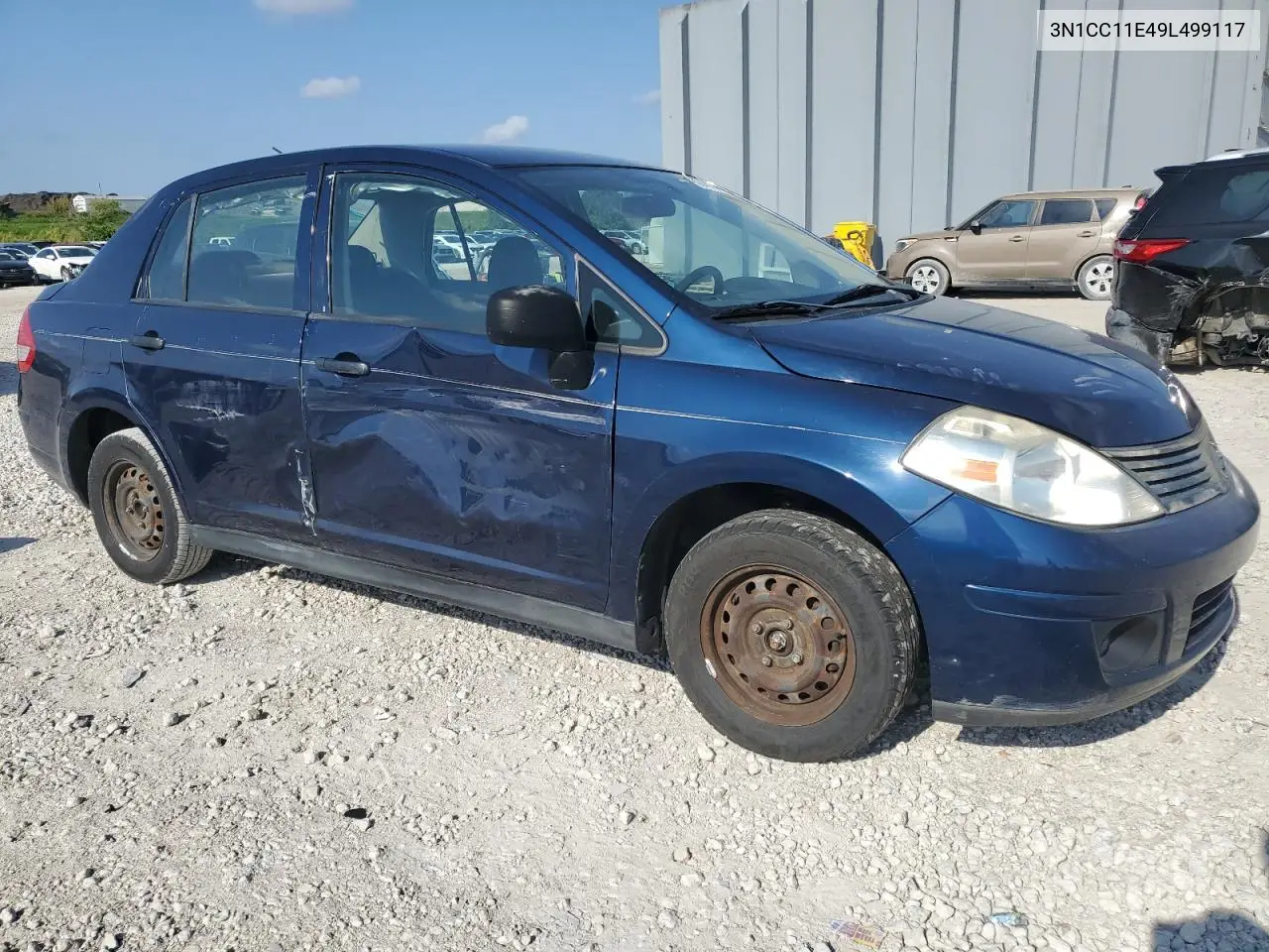 2009 Nissan Versa S VIN: 3N1CC11E49L499117 Lot: 56486285