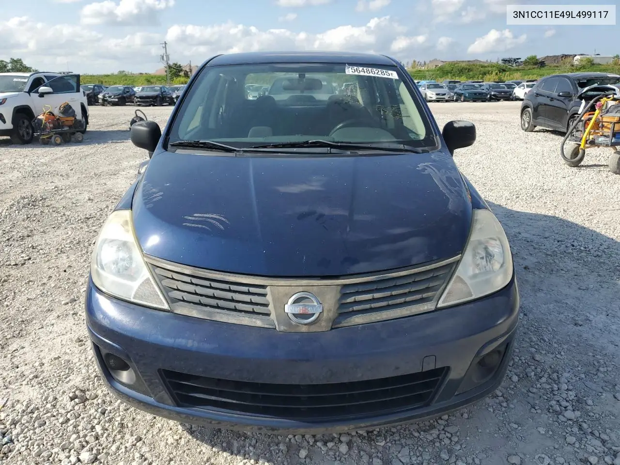 2009 Nissan Versa S VIN: 3N1CC11E49L499117 Lot: 56486285