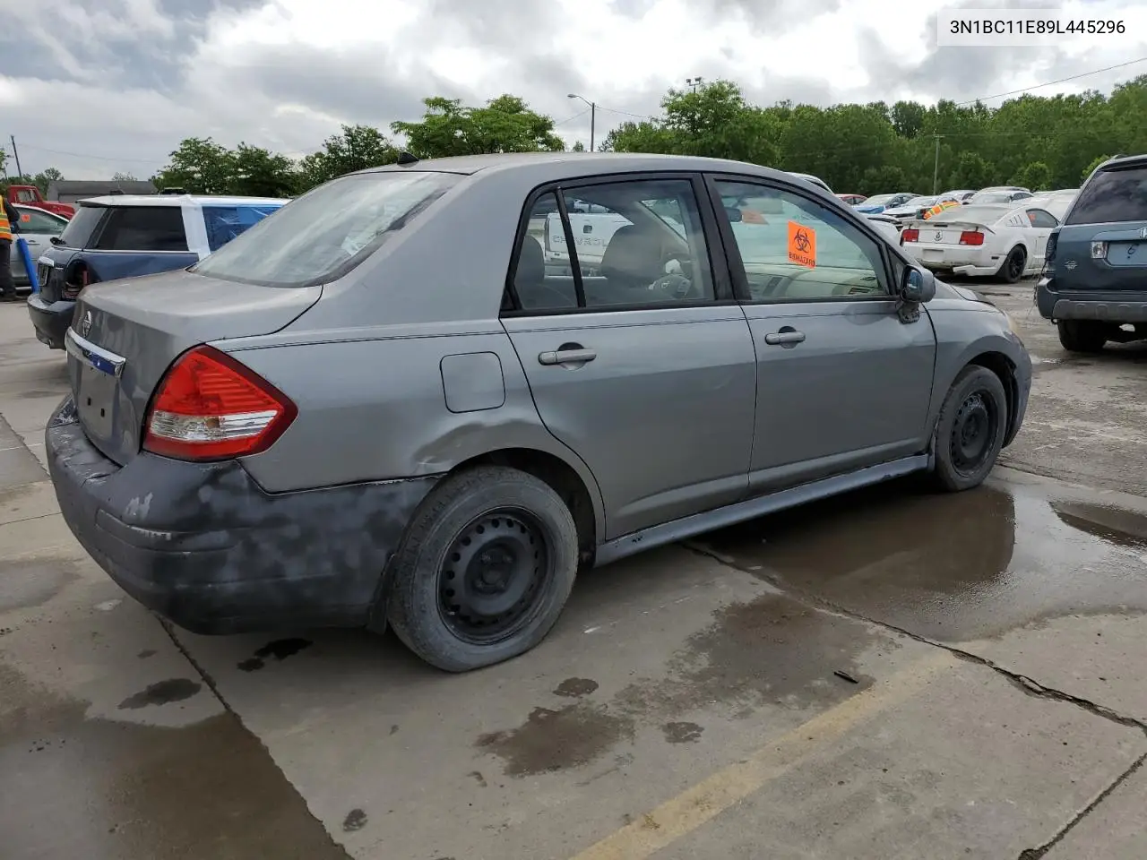 2009 Nissan Versa S VIN: 3N1BC11E89L445296 Lot: 56551445