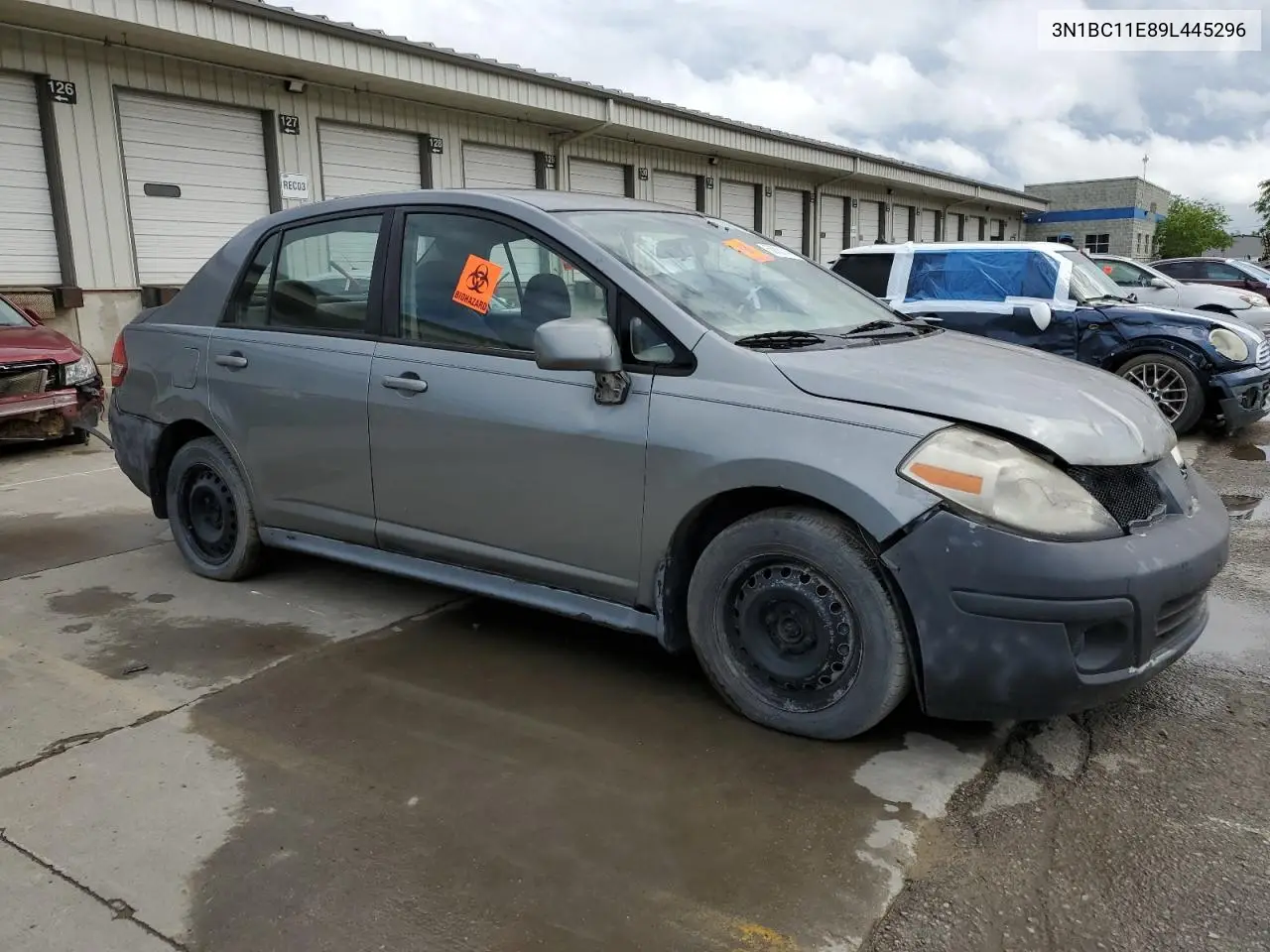 2009 Nissan Versa S VIN: 3N1BC11E89L445296 Lot: 56551445