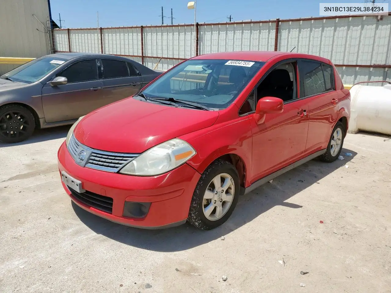 2009 Nissan Versa S VIN: 3N1BC13E29L384234 Lot: 56934755