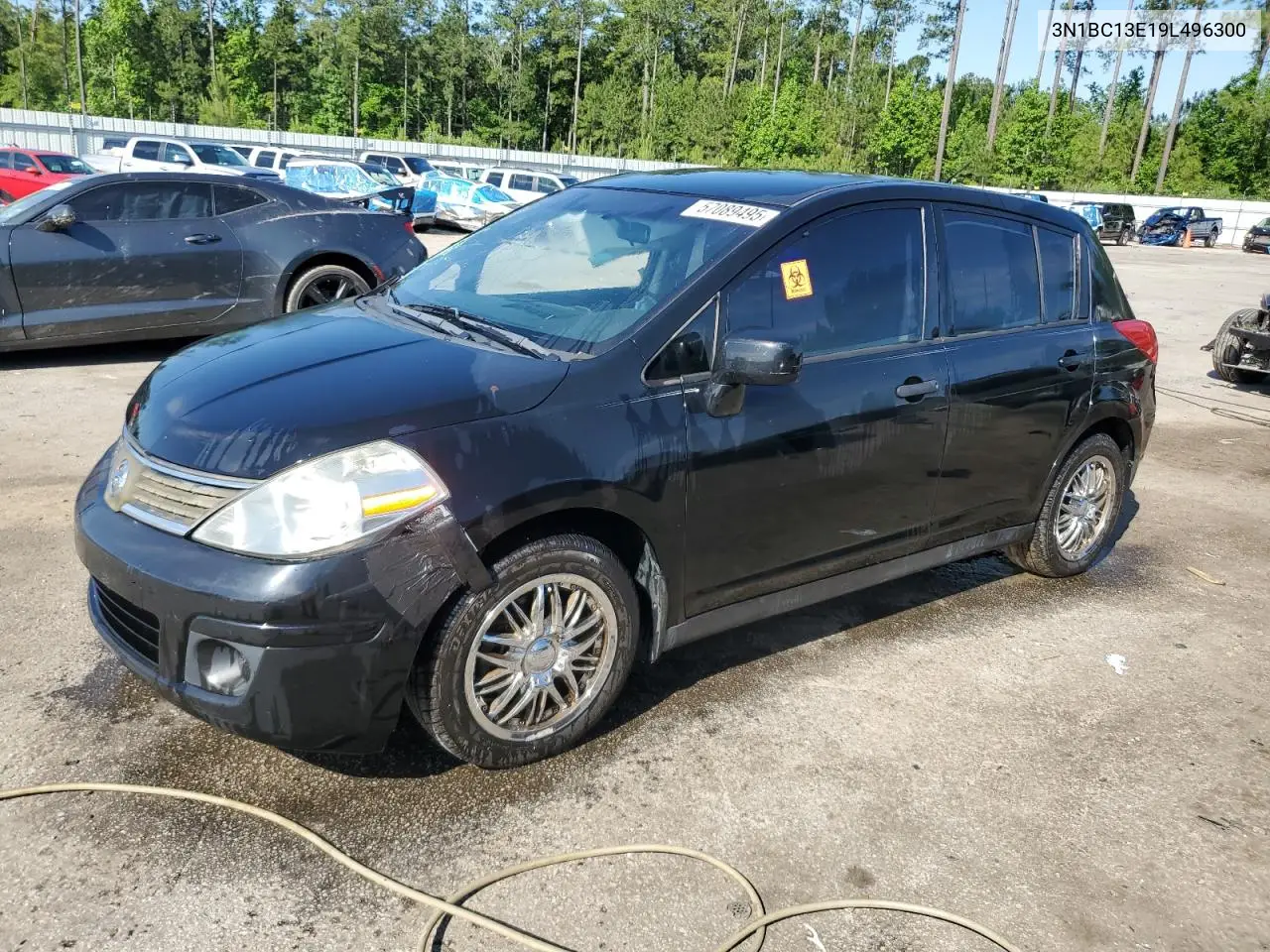 2009 Nissan Versa S VIN: 3N1BC13E19L496300 Lot: 57089495
