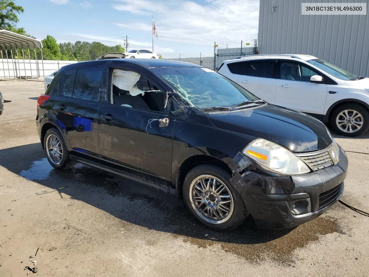 2009 Nissan Versa S VIN: 3N1BC13E19L496300 Lot: 57089495