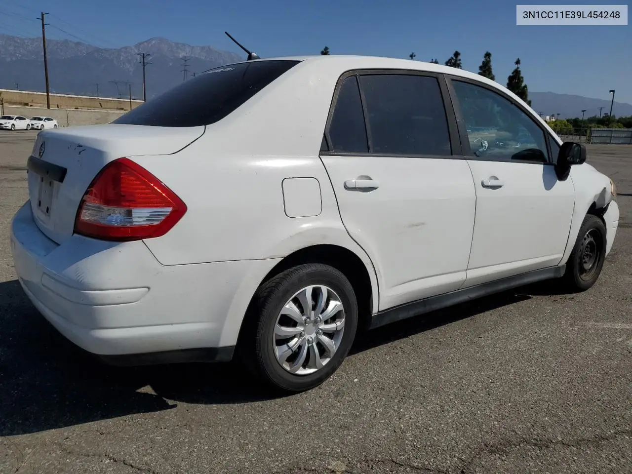 2009 Nissan Versa S VIN: 3N1CC11E39L454248 Lot: 57123485