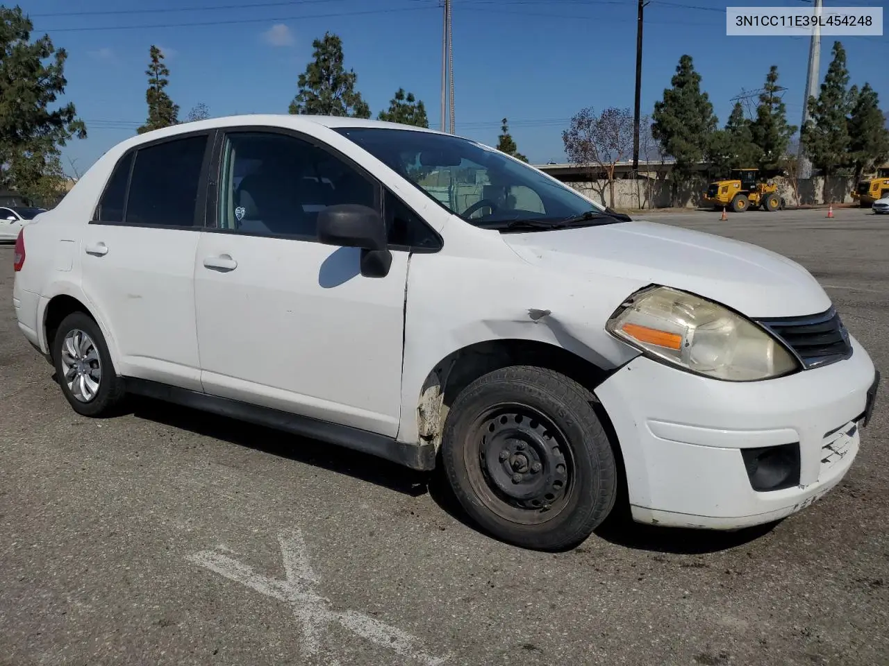 2009 Nissan Versa S VIN: 3N1CC11E39L454248 Lot: 57123485