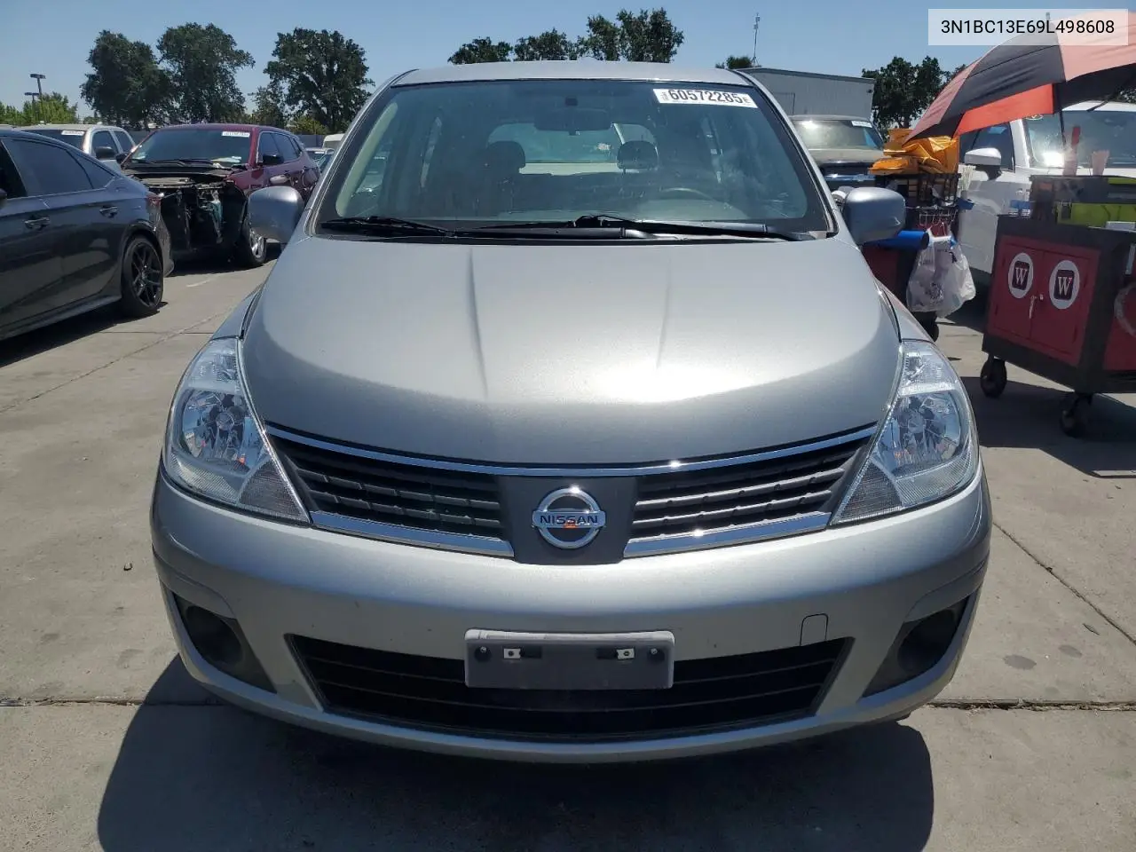 2009 Nissan Versa S VIN: 3N1BC13E69L498608 Lot: 60572285