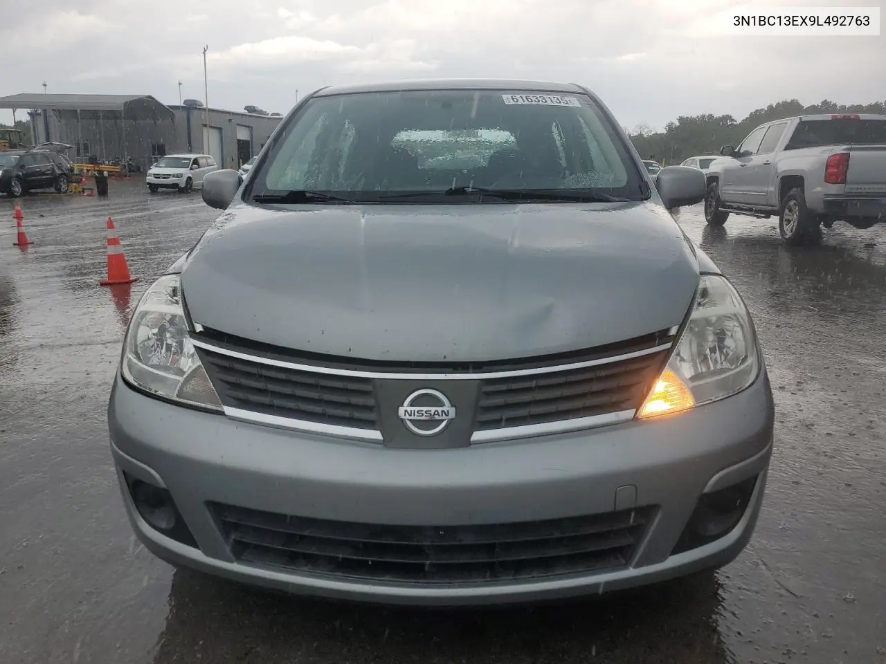 2009 Nissan Versa S VIN: 3N1BC13EX9L492763 Lot: 61633135