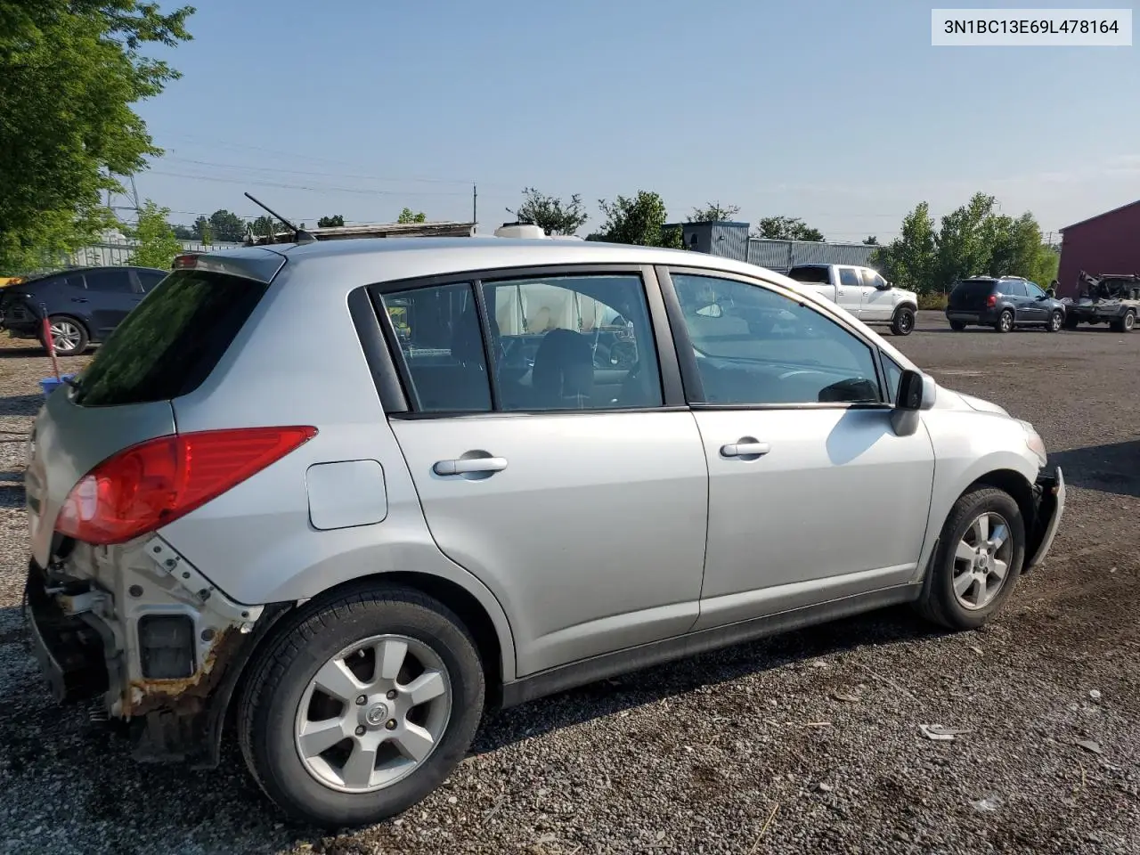 2009 Nissan Versa S VIN: 3N1BC13E69L478164 Lot: 62838835