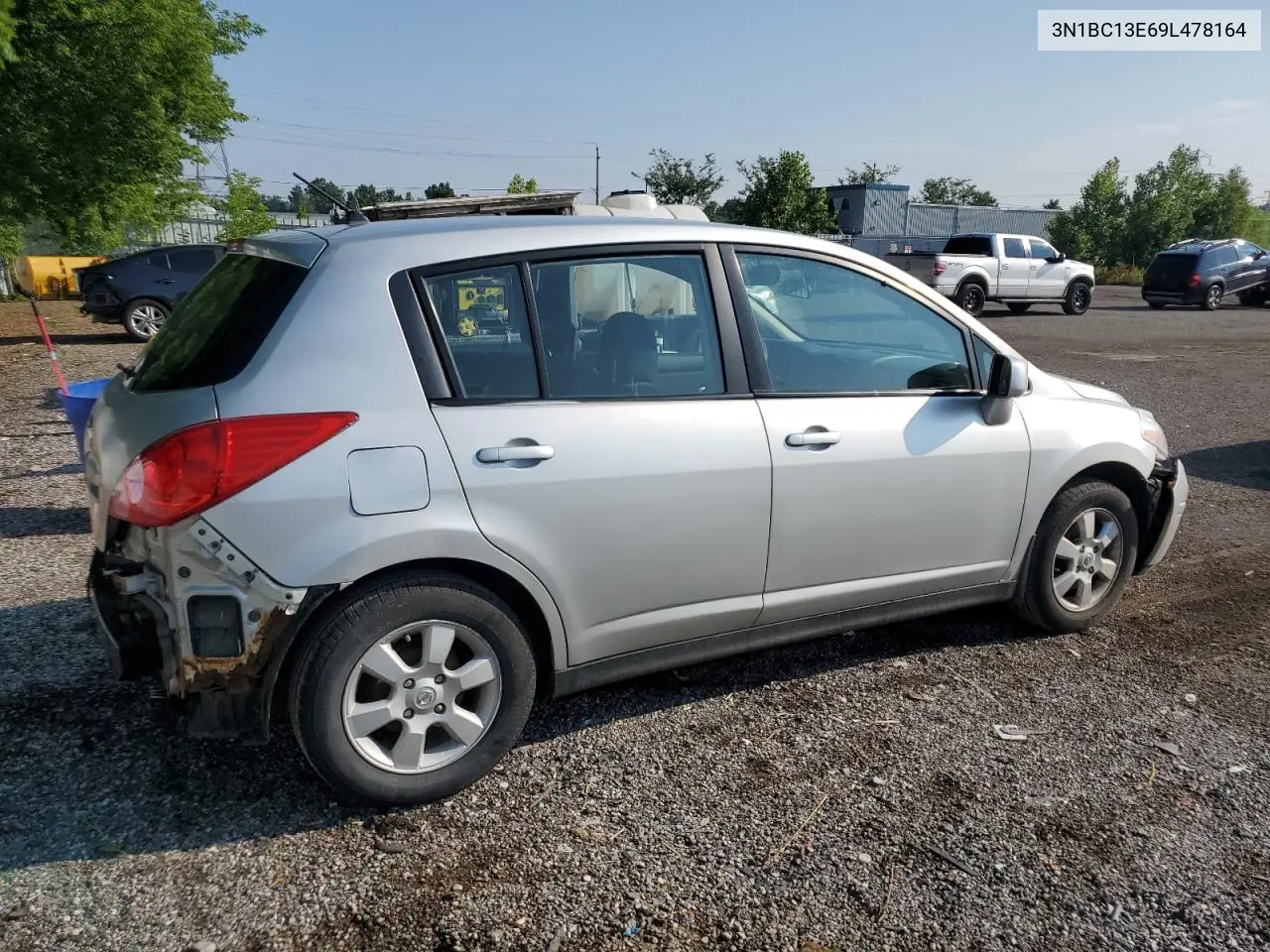 2009 Nissan Versa S VIN: 3N1BC13E69L478164 Lot: 62838835
