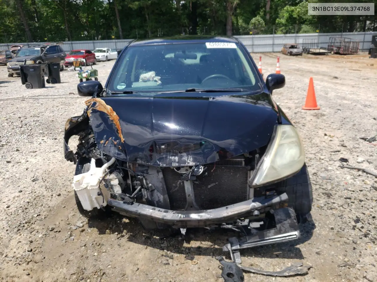 2009 Nissan Versa S VIN: 3N1BC13E09L374768 Lot: 62885875