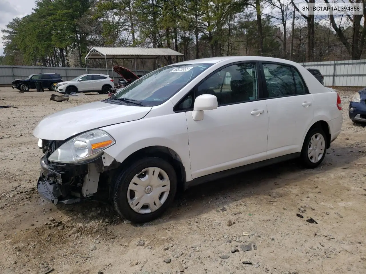 2010 Nissan Versa S VIN: 3N1BC1AP1AL394858 Lot: 48072955