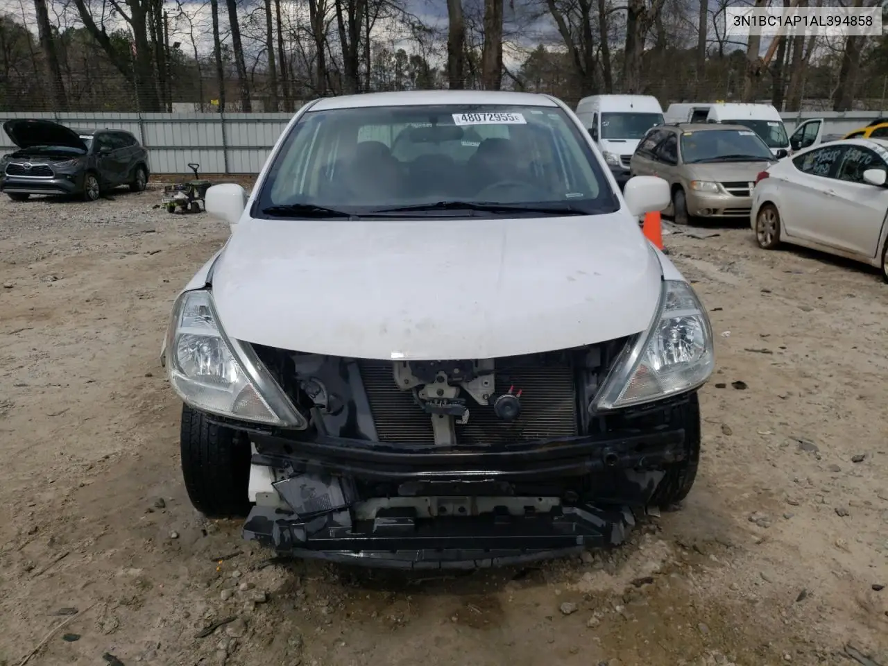 2010 Nissan Versa S VIN: 3N1BC1AP1AL394858 Lot: 48072955