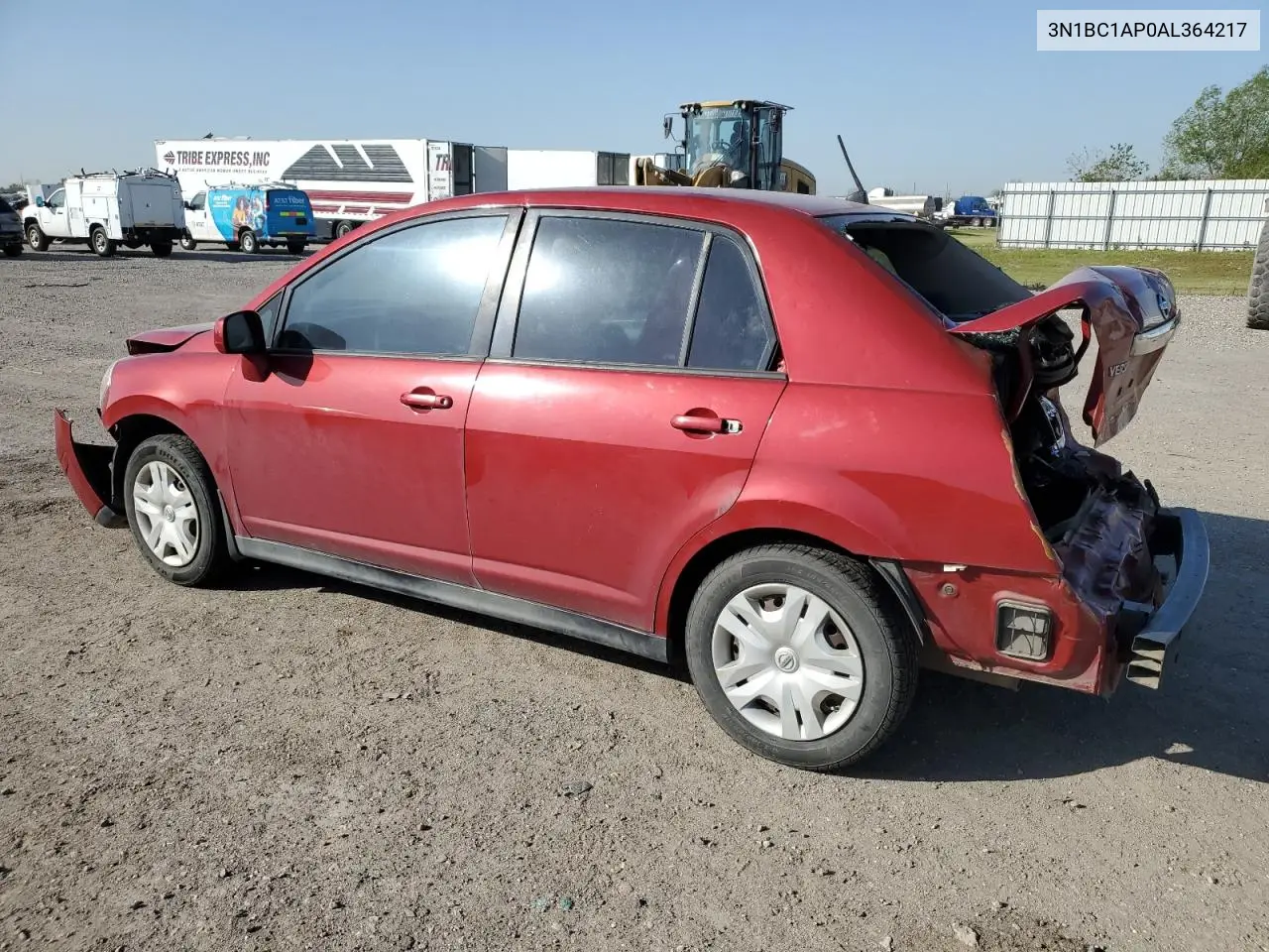 2010 Nissan Versa S VIN: 3N1BC1AP0AL364217 Lot: 49740165