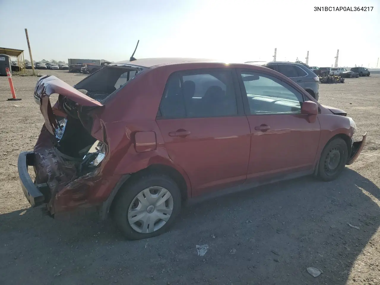 2010 Nissan Versa S VIN: 3N1BC1AP0AL364217 Lot: 49740165