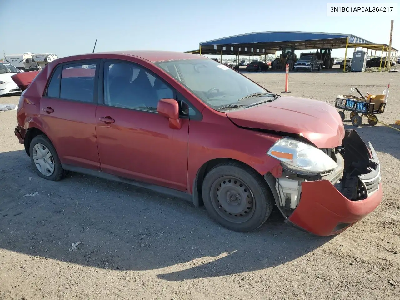 2010 Nissan Versa S VIN: 3N1BC1AP0AL364217 Lot: 49740165