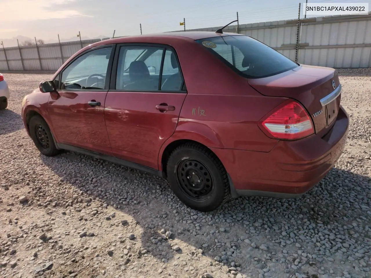 2010 Nissan Versa S VIN: 3N1BC1APXAL439022 Lot: 51972715