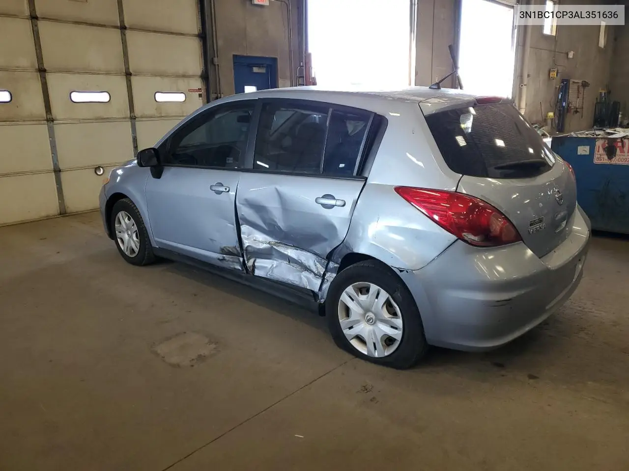 2010 Nissan Versa S VIN: 3N1BC1CP3AL351636 Lot: 56384565