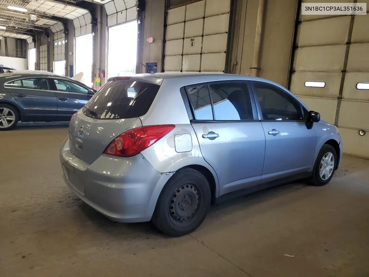 2010 Nissan Versa S VIN: 3N1BC1CP3AL351636 Lot: 56384565