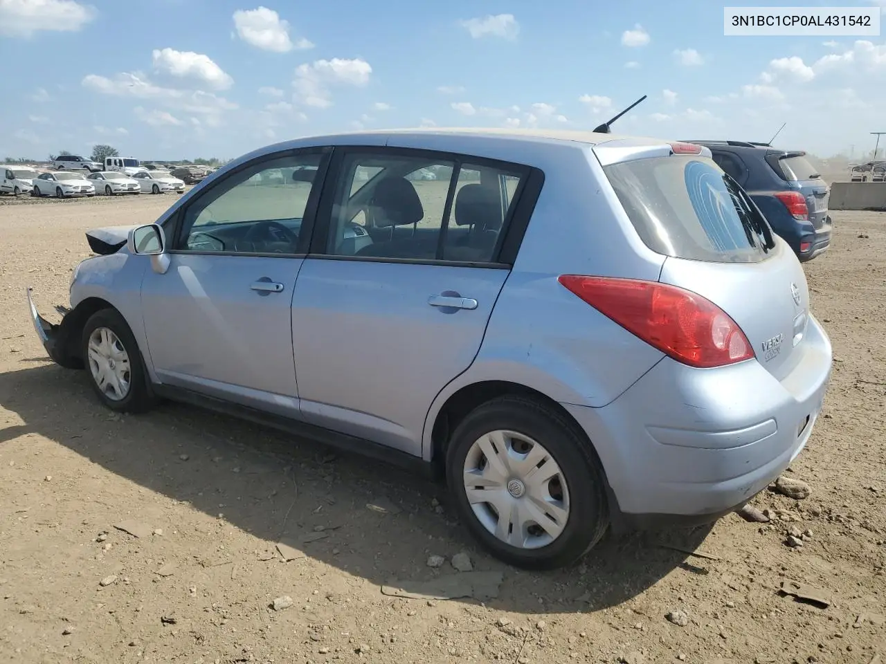 2010 Nissan Versa S VIN: 3N1BC1CP0AL431542 Lot: 57104195