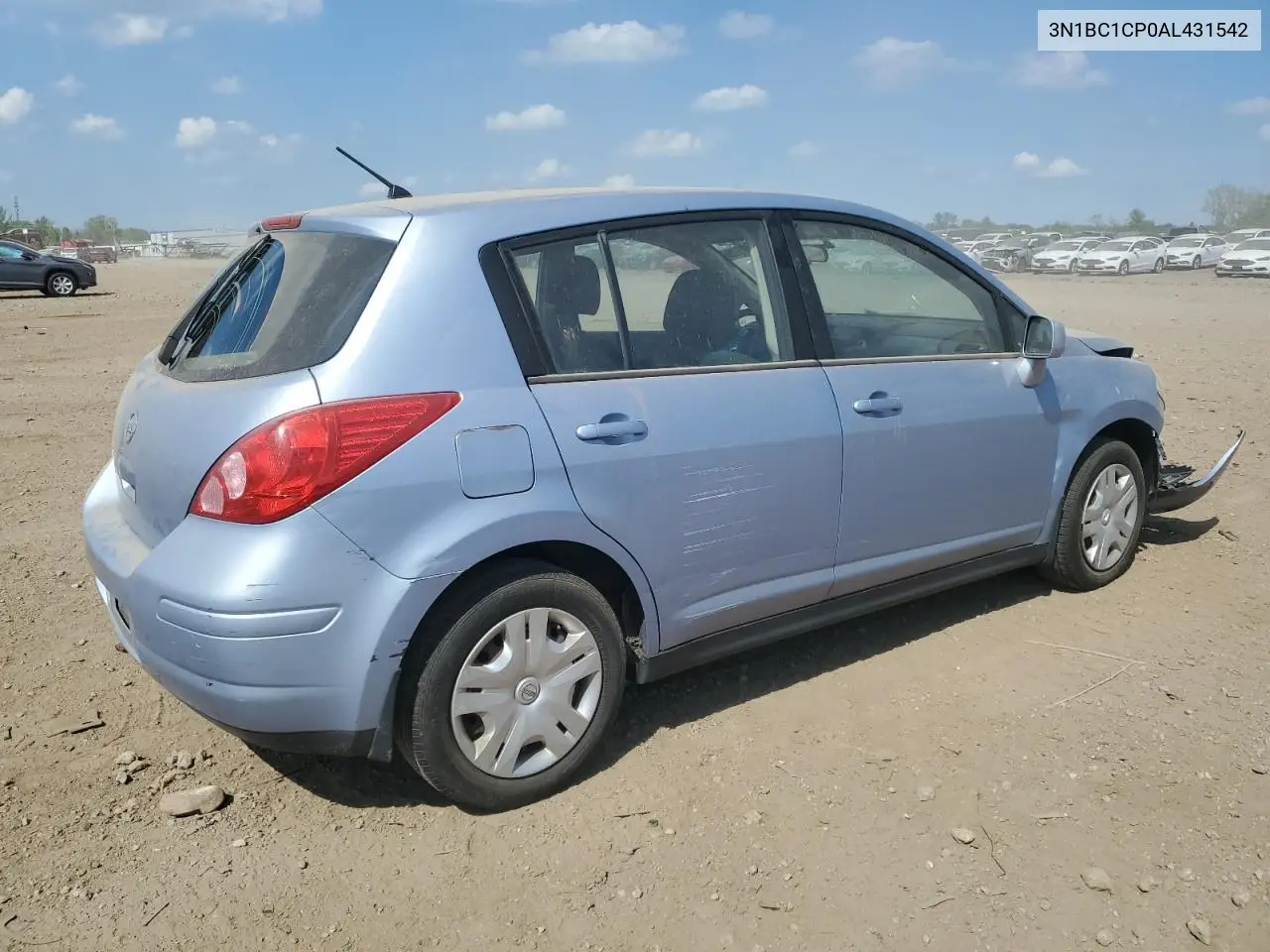 2010 Nissan Versa S VIN: 3N1BC1CP0AL431542 Lot: 57104195